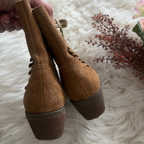 Joyfolie Moen Boot in Pecan Sz Y4 - Picture 4 of 7